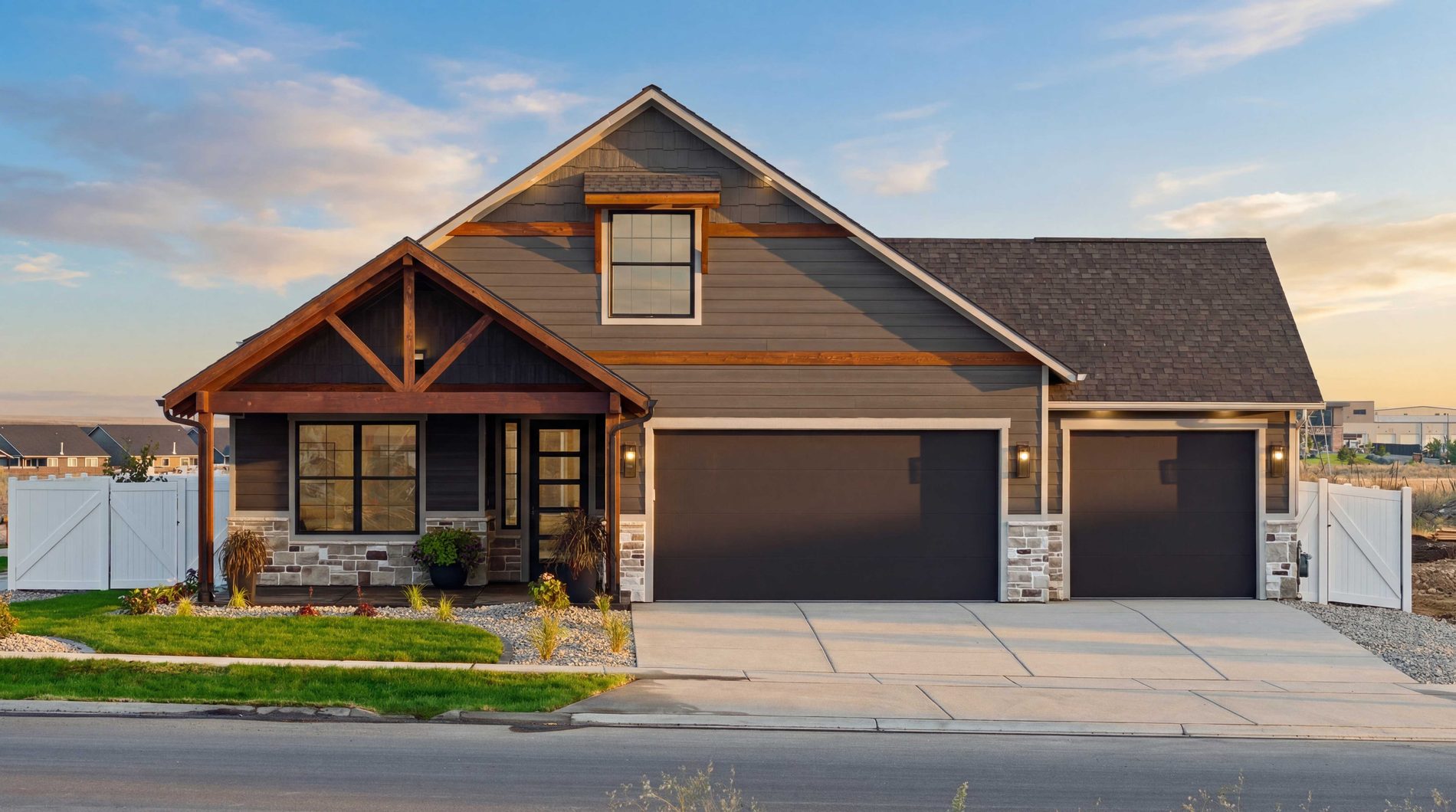 Monogram home exterior