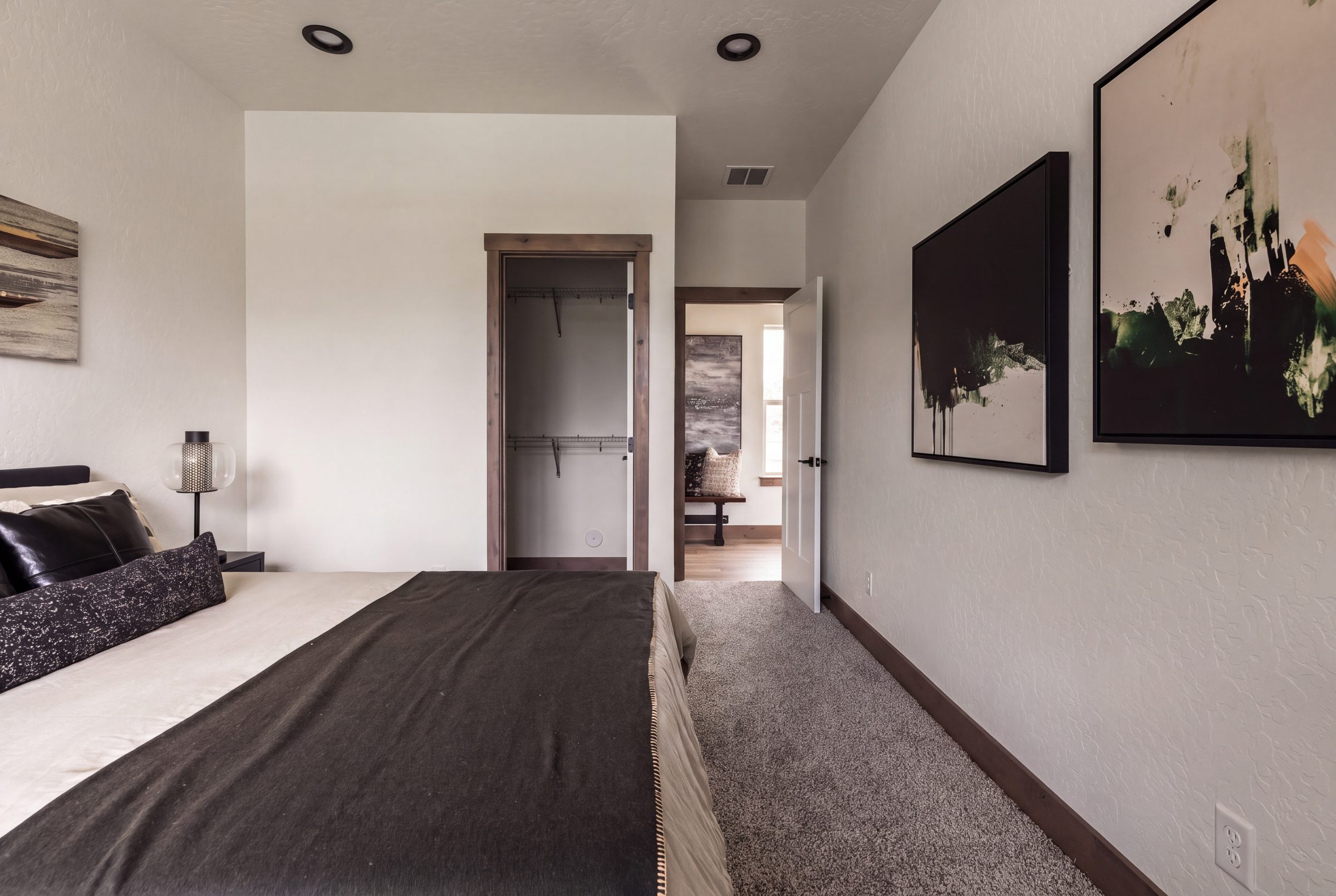 The bedrooms