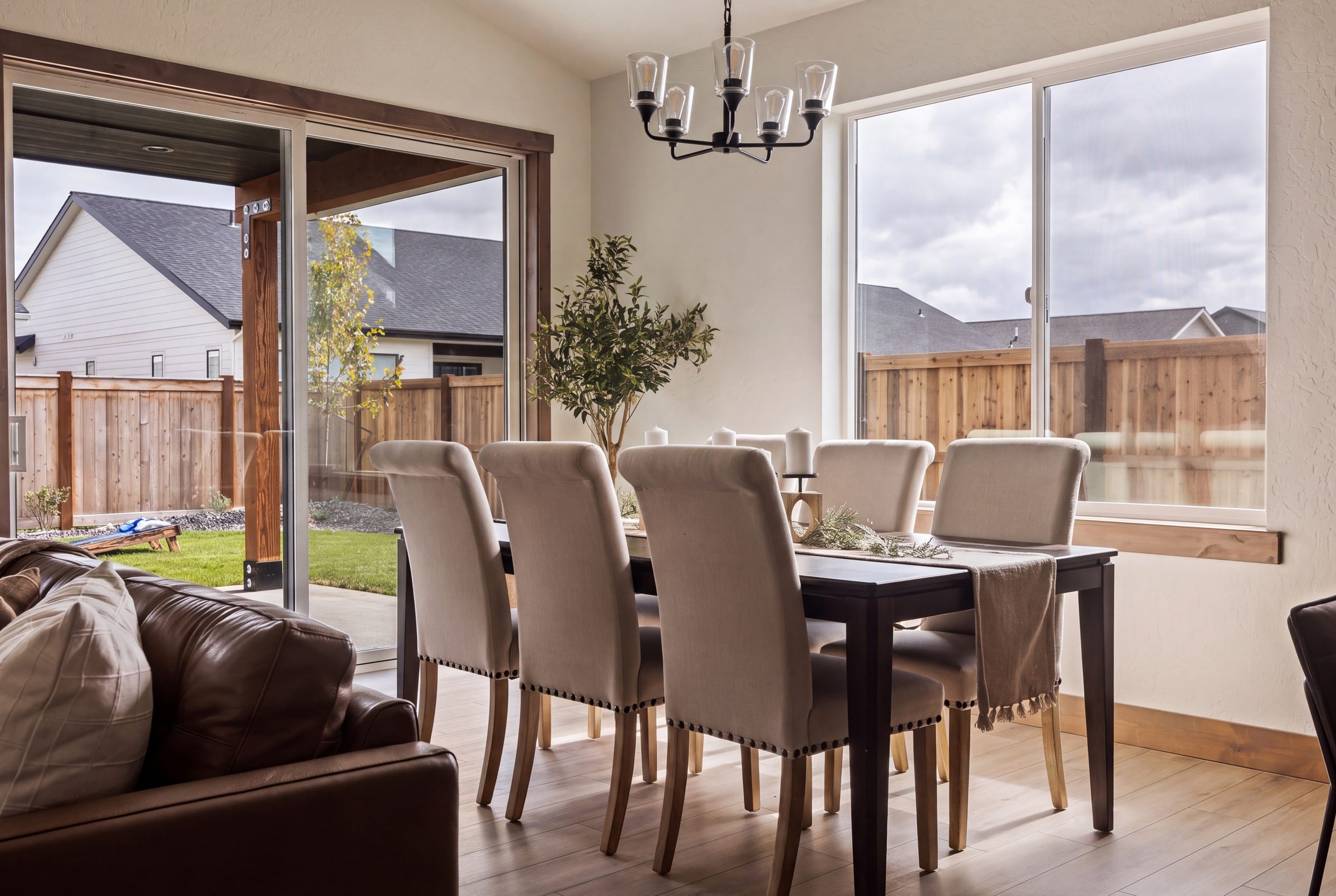 The dining room