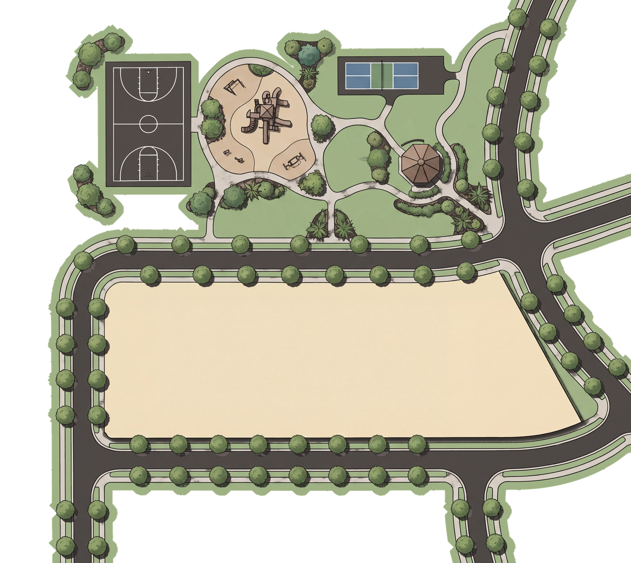 Crown Reserve lot map — Post Falls, Idaho