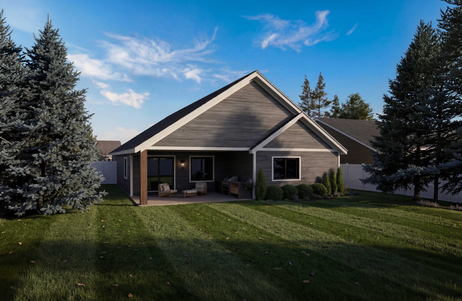 The Deadwood rear elevation