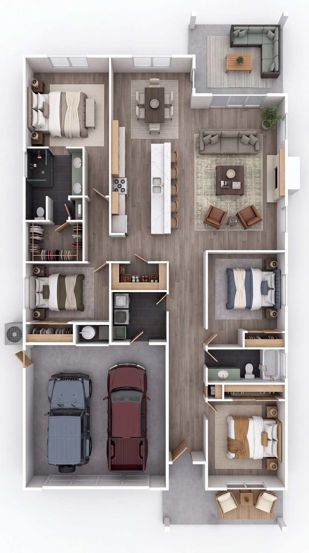 The Savannah 3D floor plan