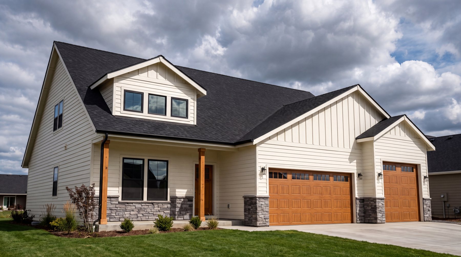 The Sheridan — alternate elevation with RV garage