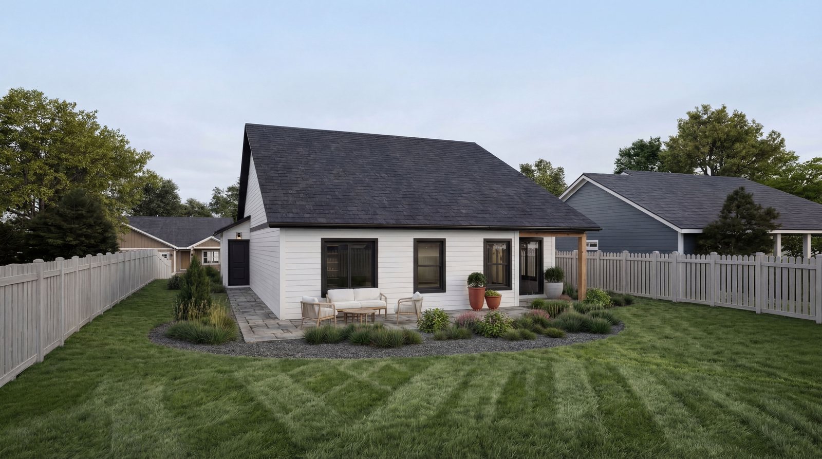 The Sheridan rear elevation