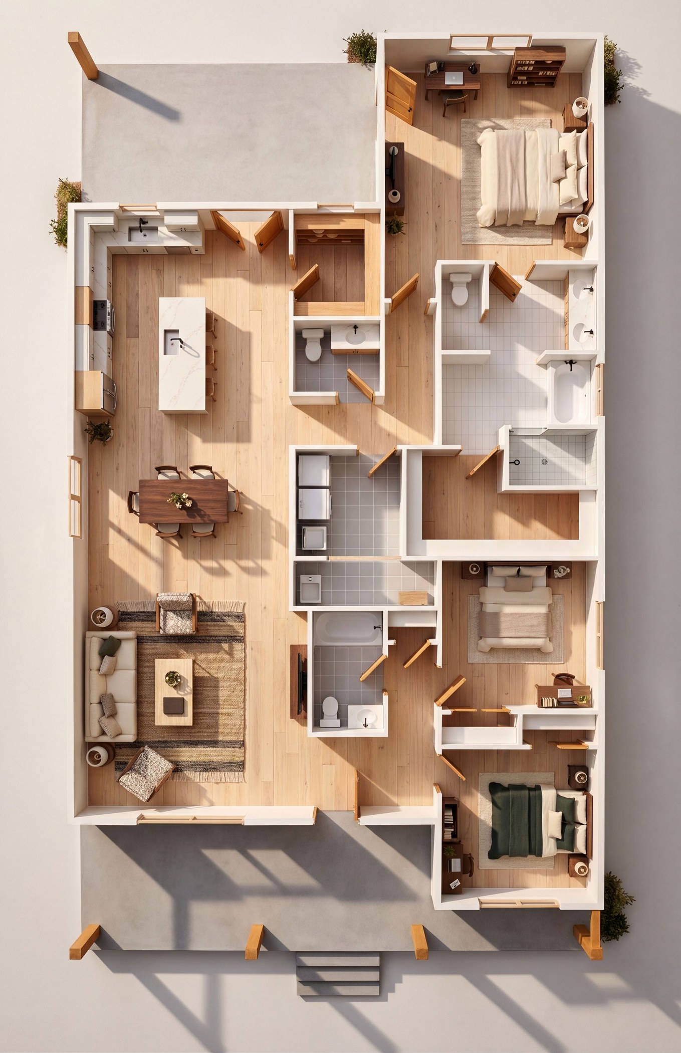Berkley 3D floor plan
