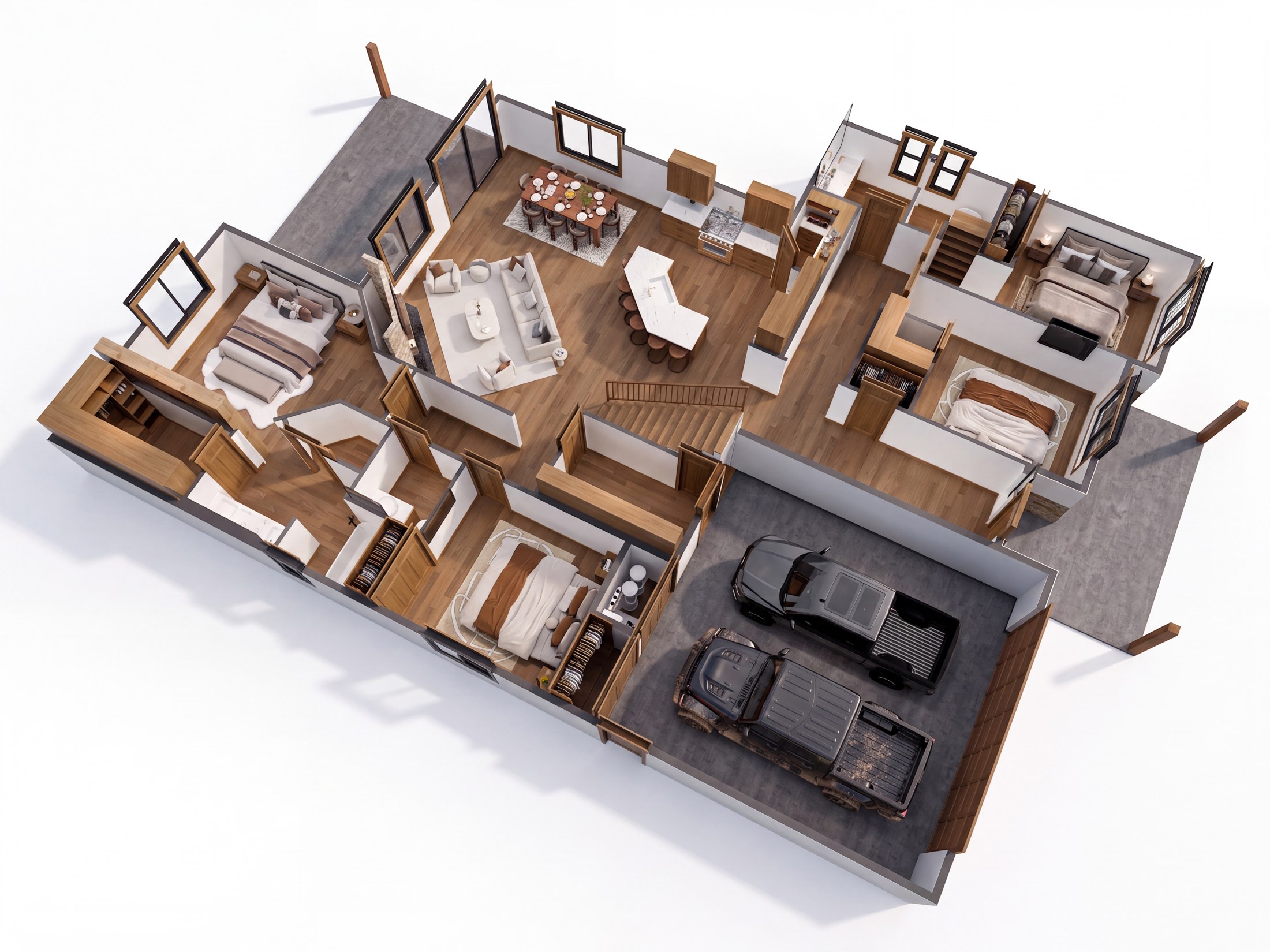 Cornell 3D floor plan