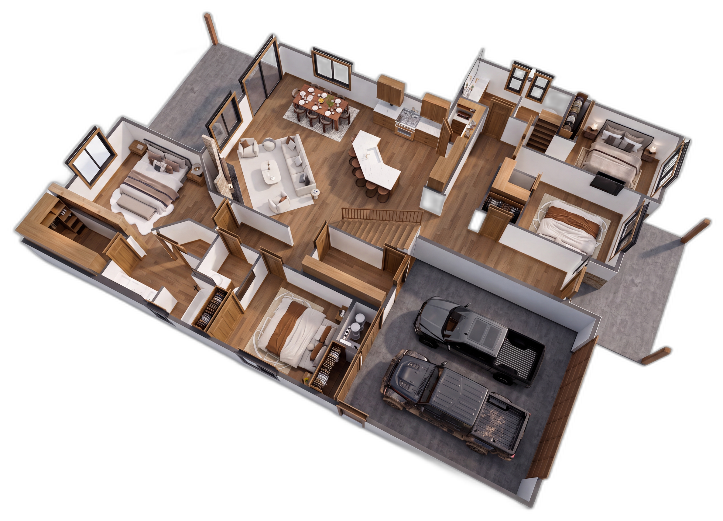 Cornell 3D floor plan