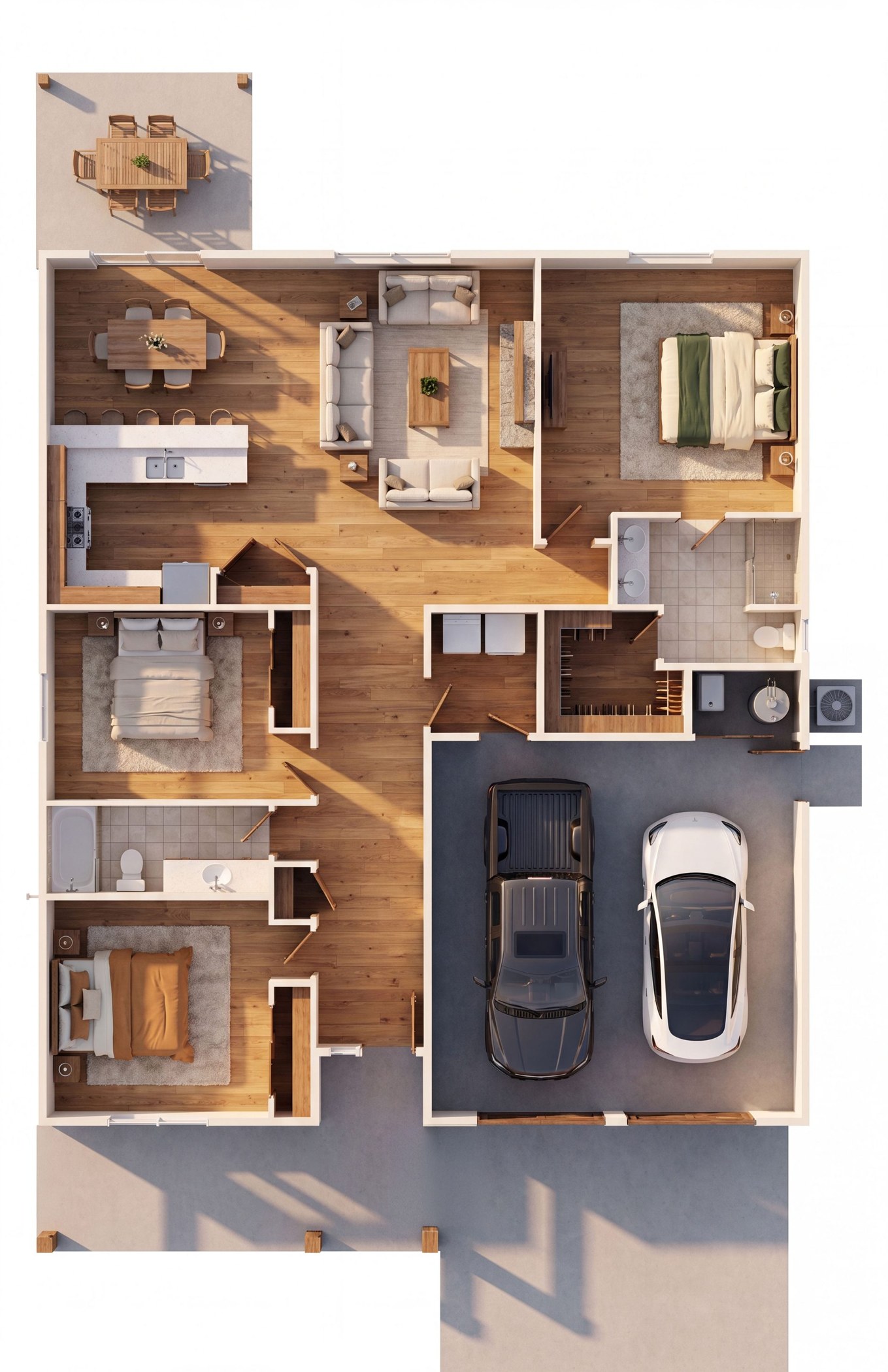 Oxford 3D floor plan