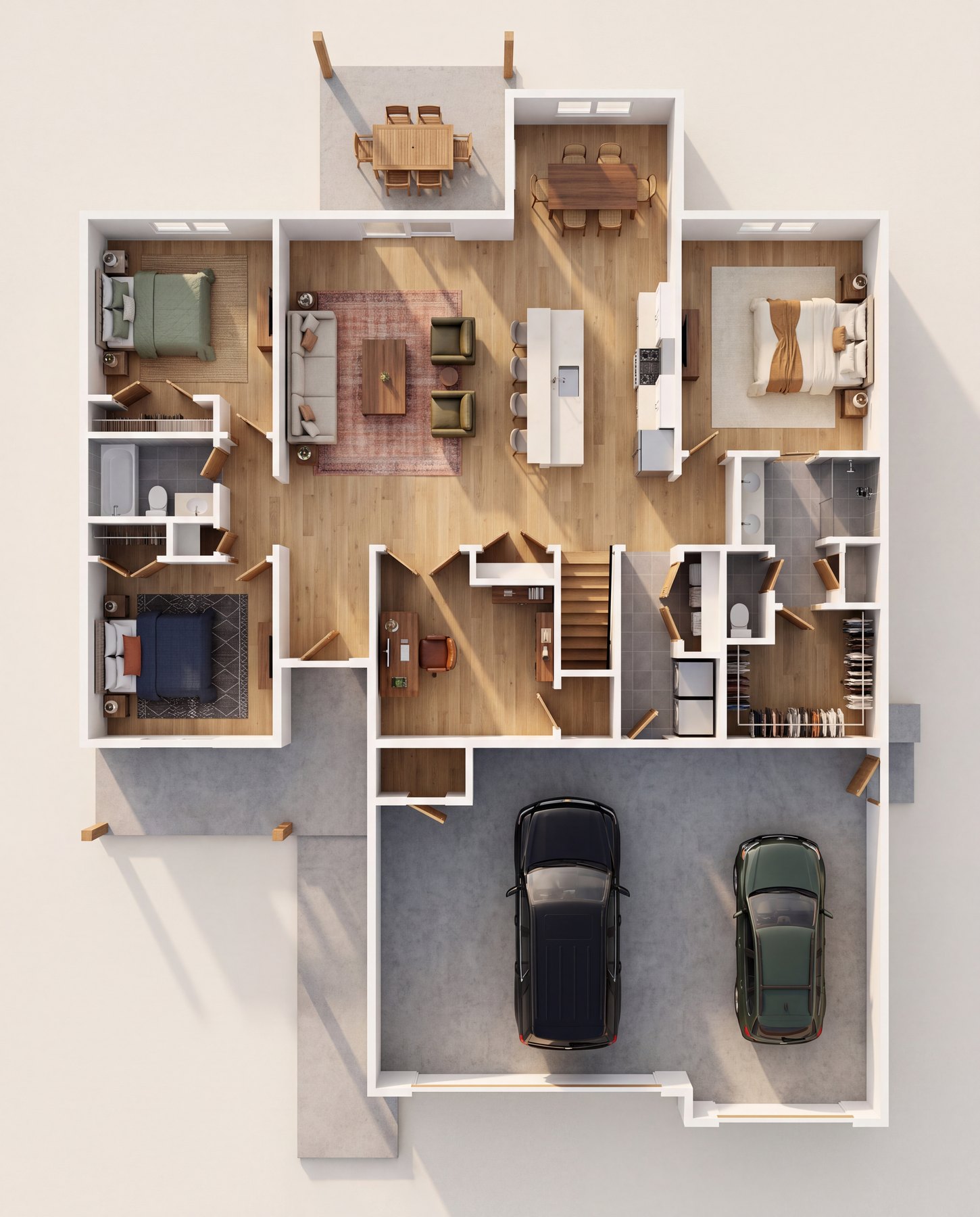 The Winchester 3D floor plan