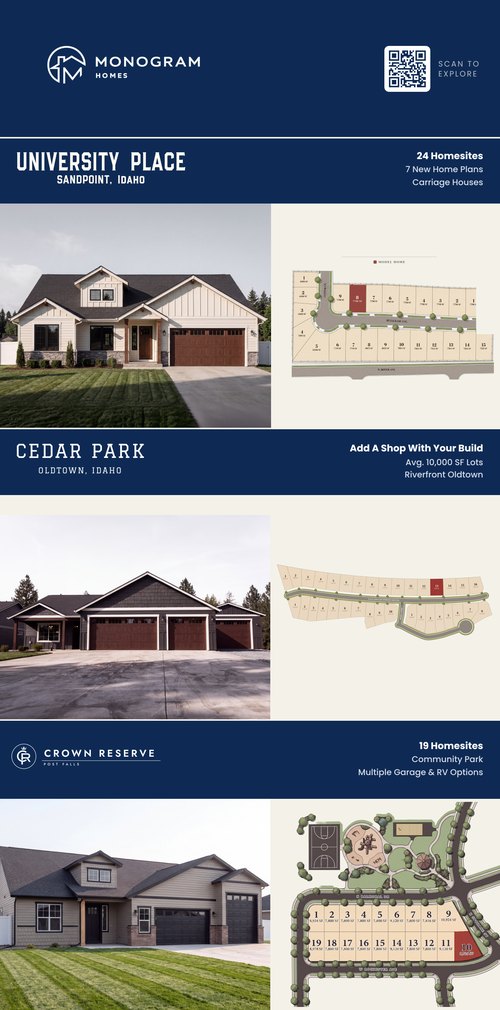 Monogram Tri-Community newspaper ad